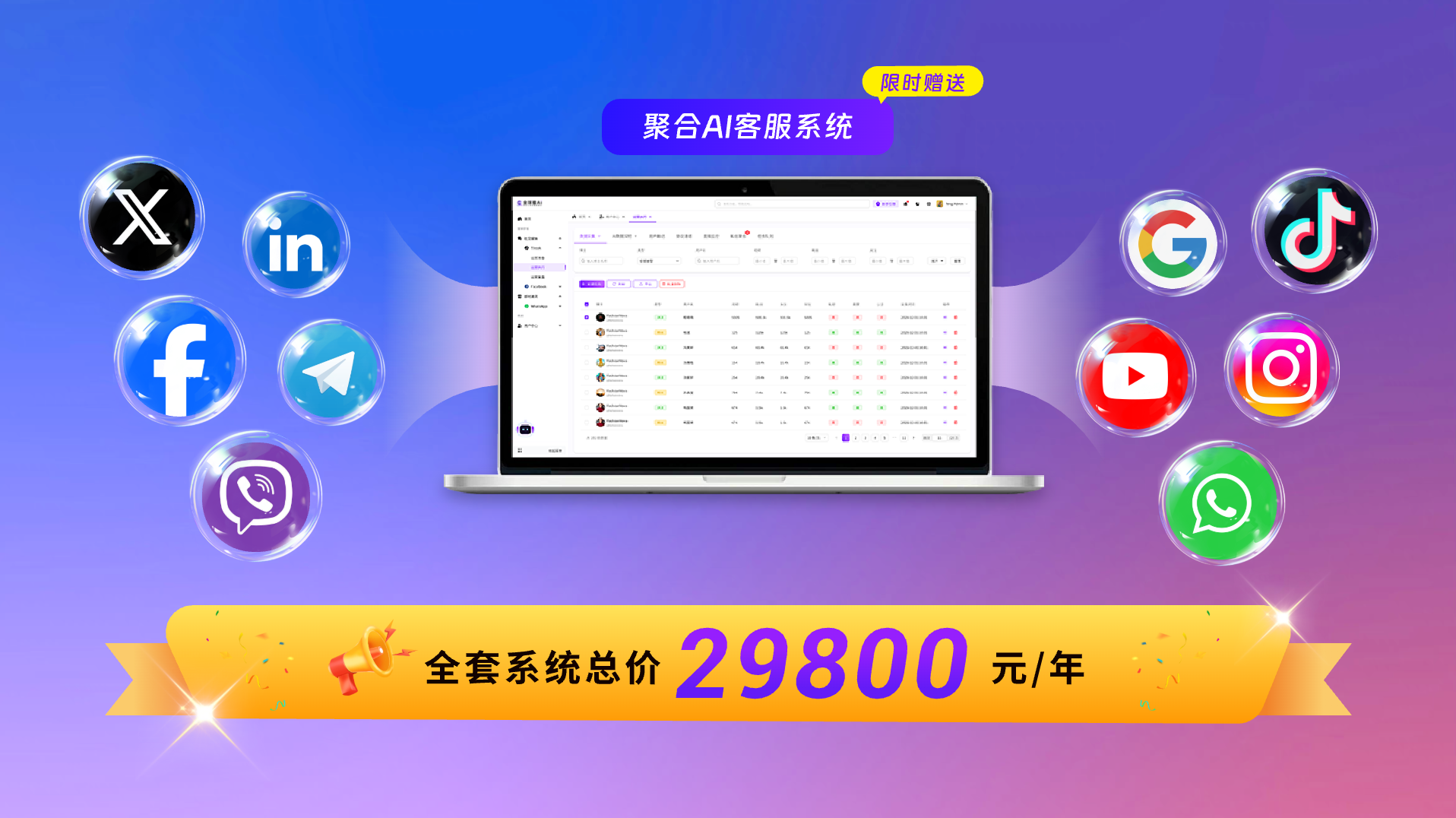 AI自动化矩阵营销获客系统