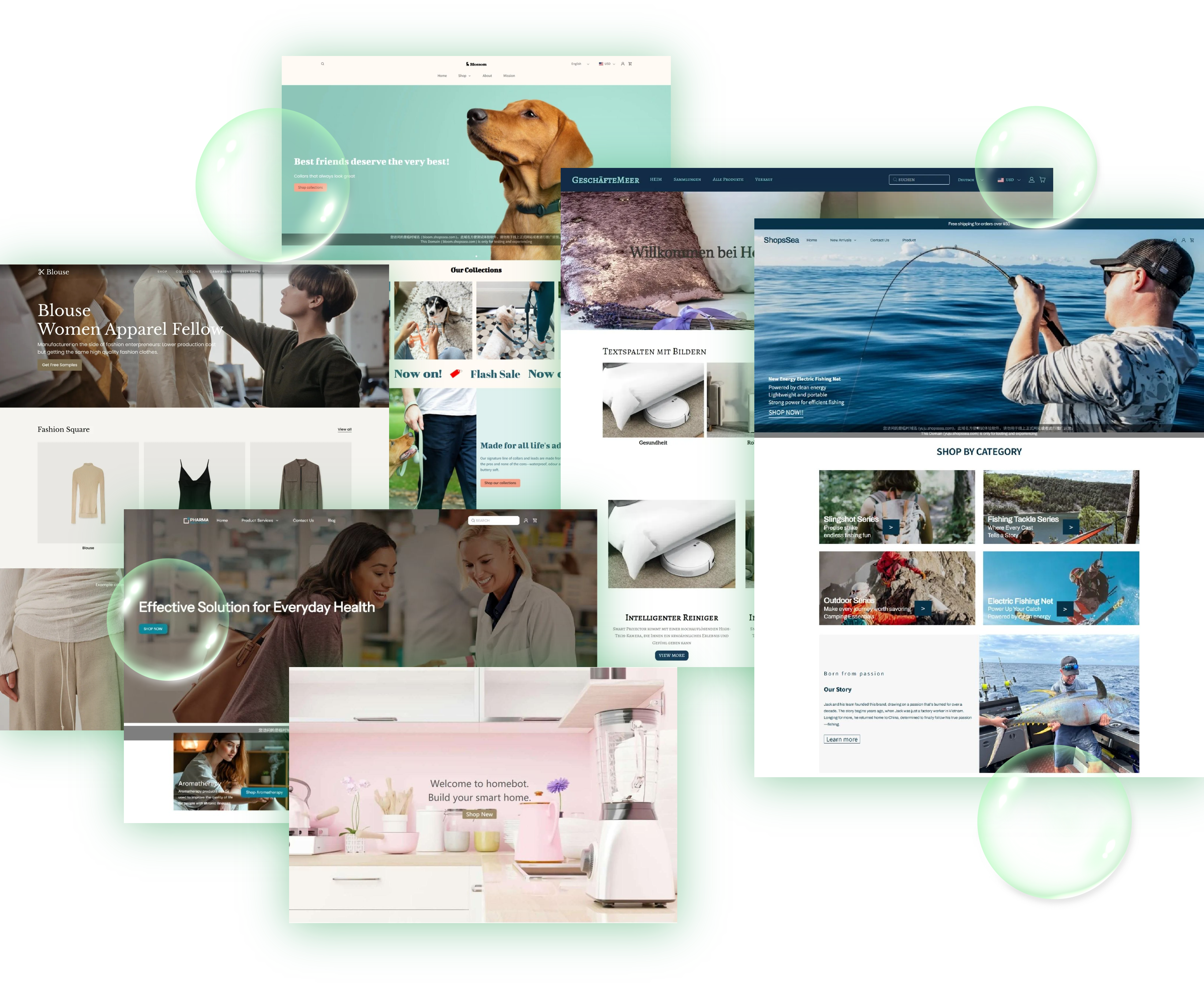 AI建站平台展示图